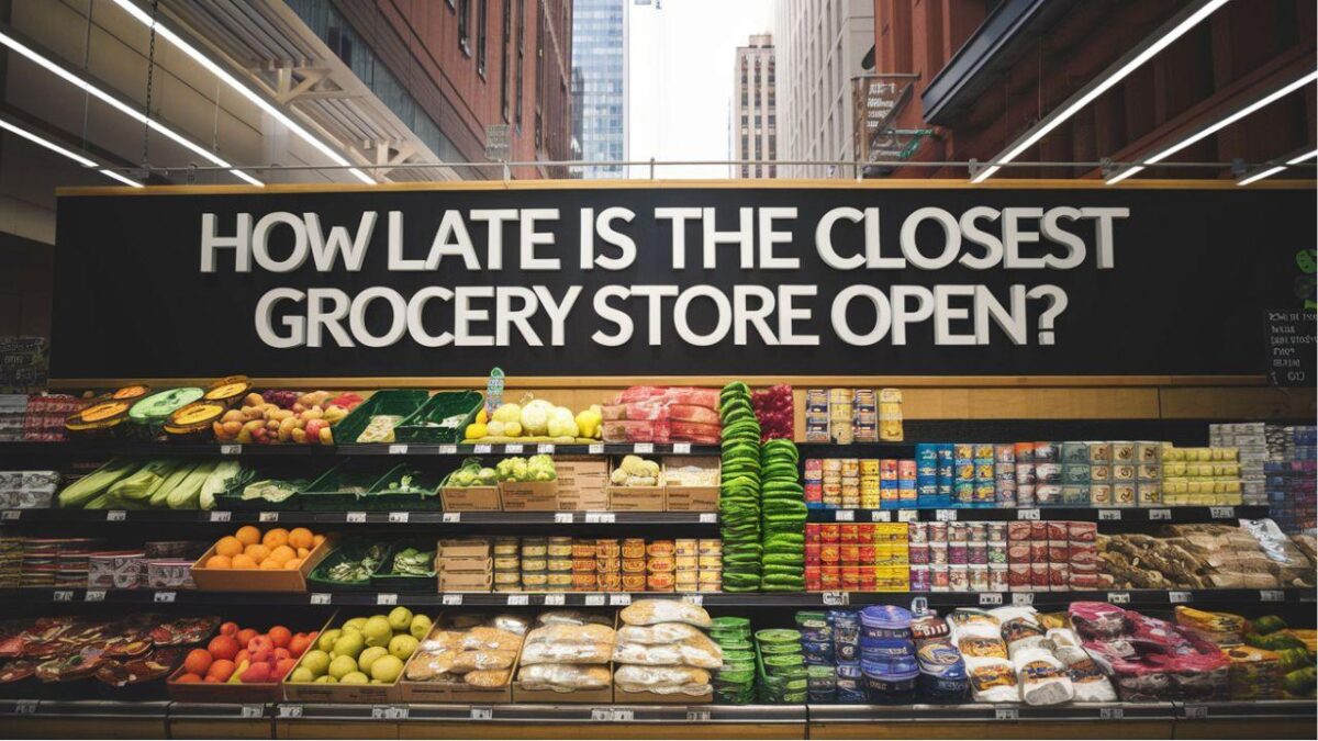 how late is the closest grocery store open